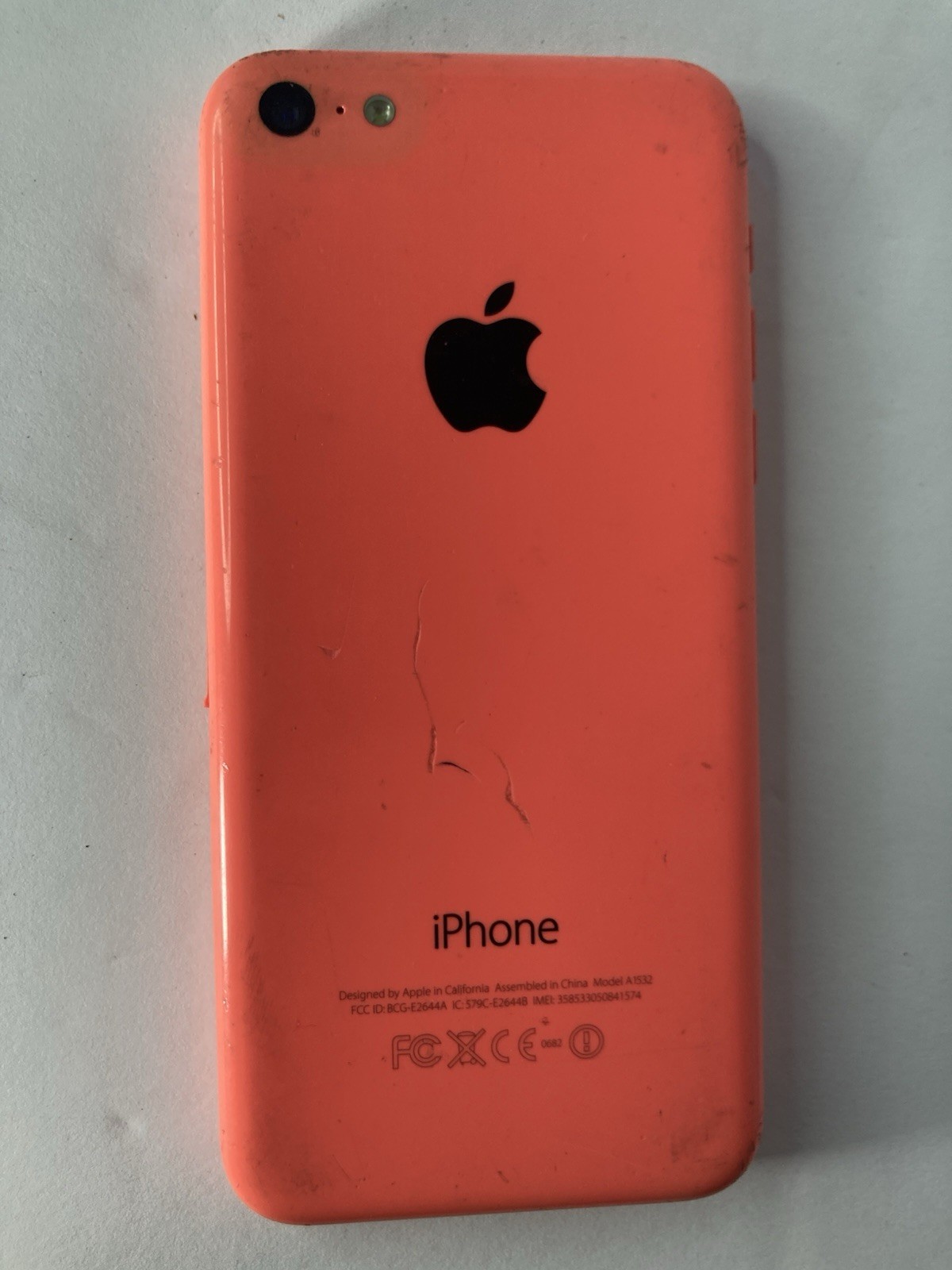 iPhone 5c 8 GB Pink for Parts Not Working