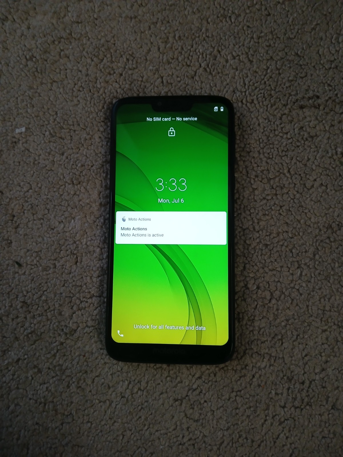 Motorola Moto G7 Power 32GB XT1955-6 Marine Blue Verizon Only – Good