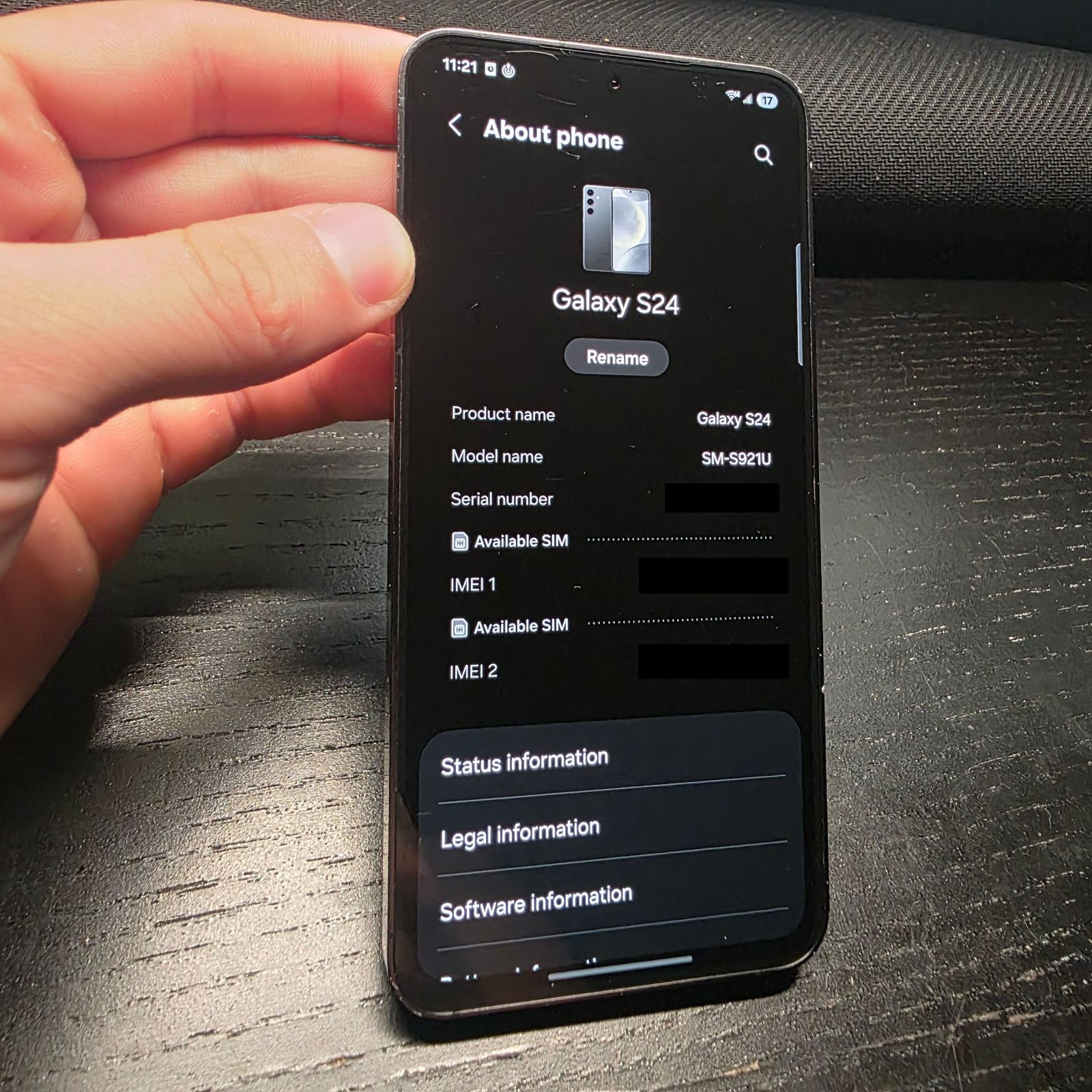 Samsung Galaxy S24 SM-S921U – 128GB – Onyx Black – Carrier Unlocked