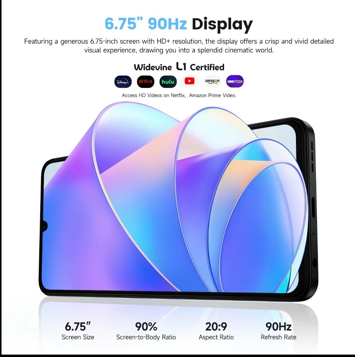 Blackview WAVE 8 4G Smartphone 12GB+128GB 6.56″ Android 14 5000mAh Unlocked