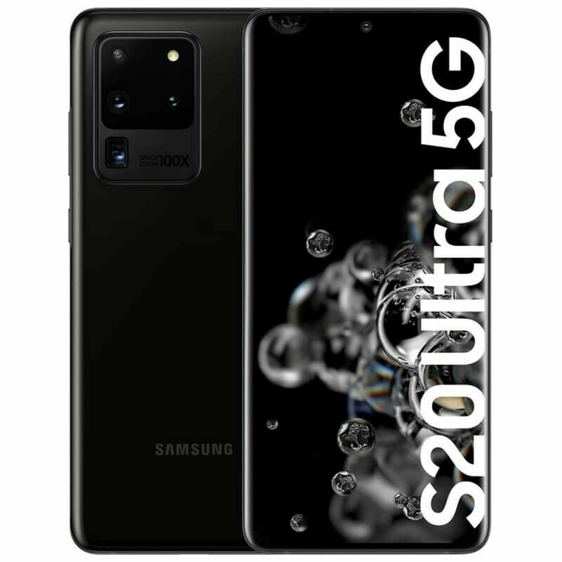 Samsung Galaxy S20 Ultra 5G SM-G988U Unlocked 128GB 512GB 6.9″ Large Screen Good