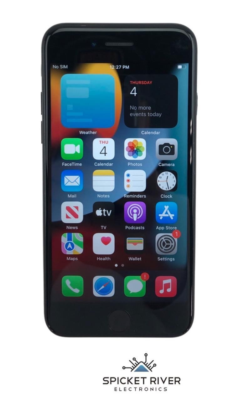 Apple iPhone 7 – A1660 – Unlocked (CDMA + GSM) 32GB Black Smartphone – READ