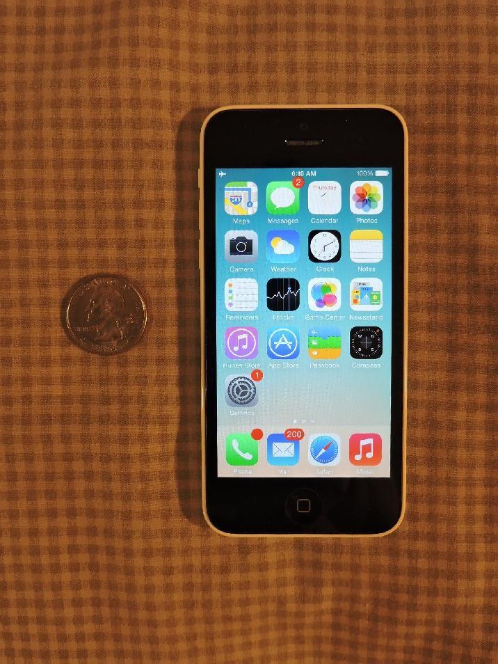 ONE iPhone A1532 cell phone smartphone smart 3G white Verizon i phone A 1532