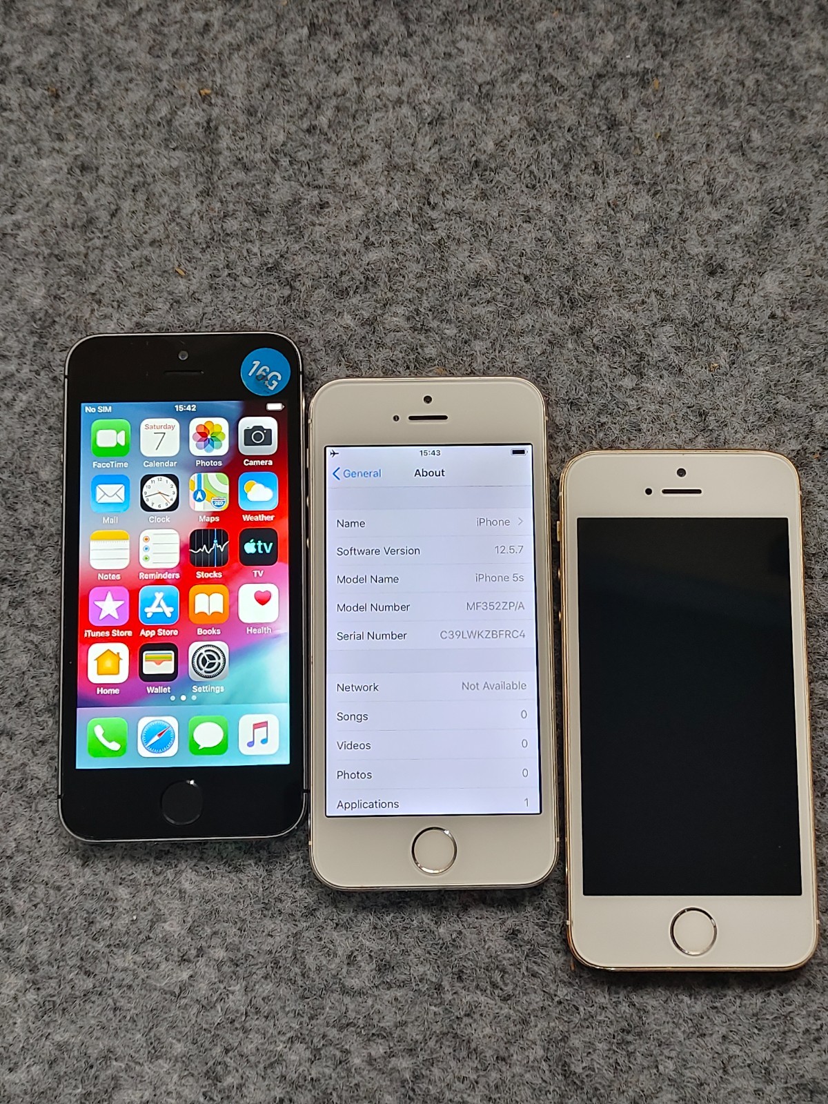 90%N ew Apple iPhone 5s 16/32/64GB Gray/Silver/Gold Factory UNLOCKED any carrier