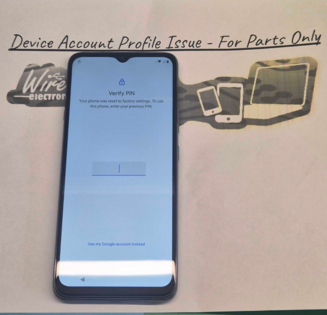 BLU View 5 B160V 64GB Black TracFone – Grade A – For Parts Only