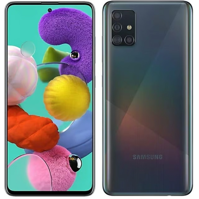 Samsung Galaxy A51 A515U Black 128GB Tracfone SM-S515DL Very Good Condition