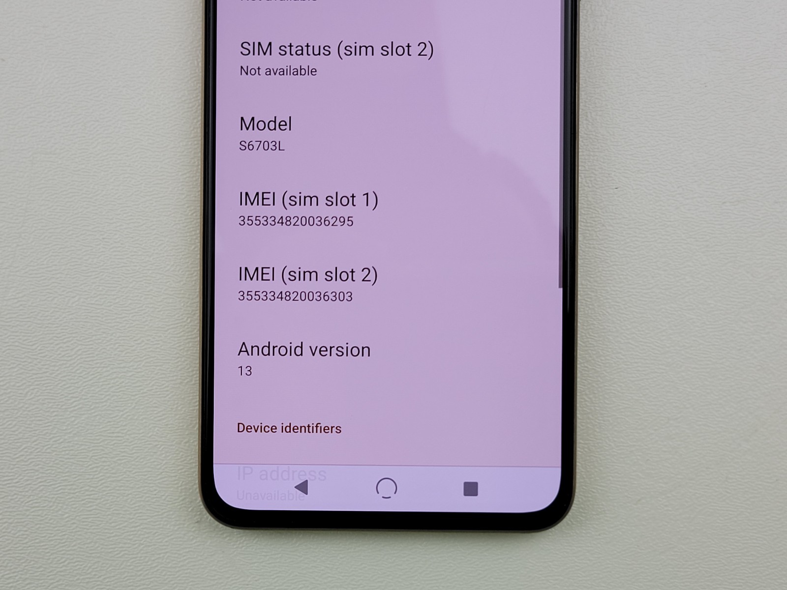 NUU Mobile A25 (S6703L) 128GB – Gold (GSM Unlocked) Dual SIM – BLEMISHED – H2179
