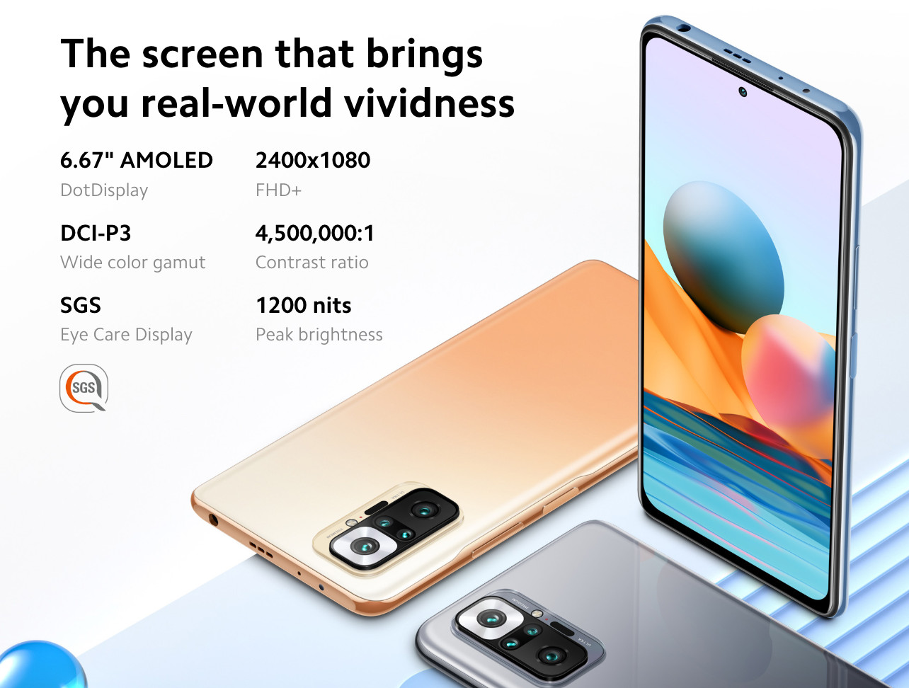 Xiaomi Redmi Note 10 PRO 4G LTE Dark Night – 6GB RAM – 128GB ROM – India Ver NEW