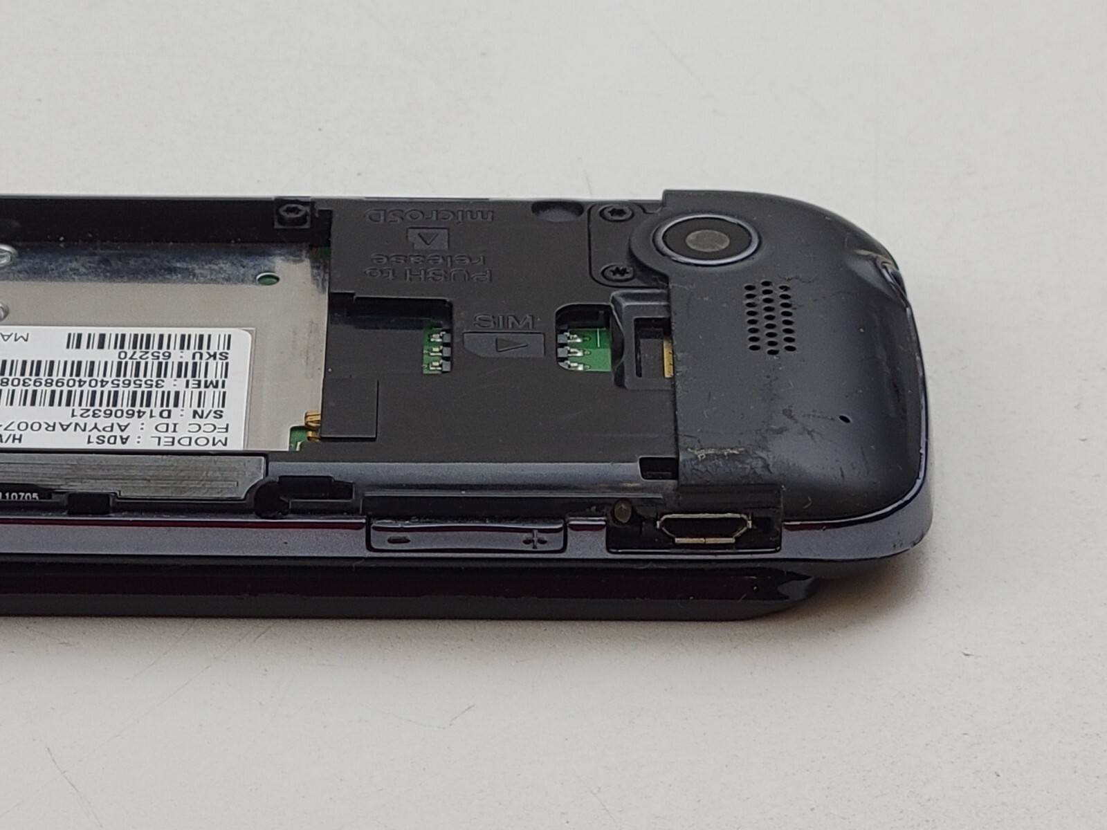 Sharp FX Plus (ADS1) 120MB – Black (AT&T) QWERTY Slider – *PLEASE READ* – J7632
