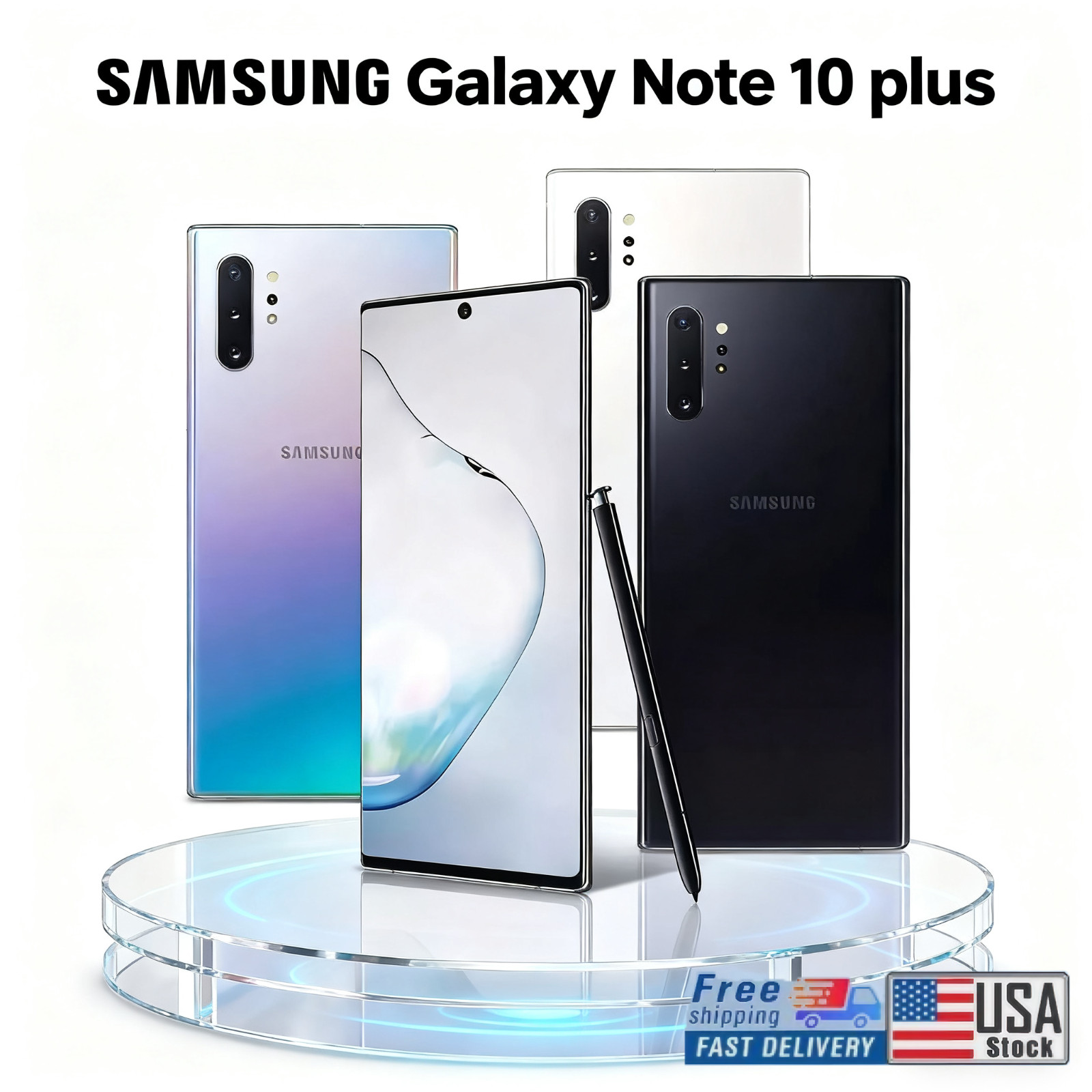Brand New SAMSUNG Galaxy Note 10+ Plus Factory Unlocked SM-N975U1 256GB+12GB US