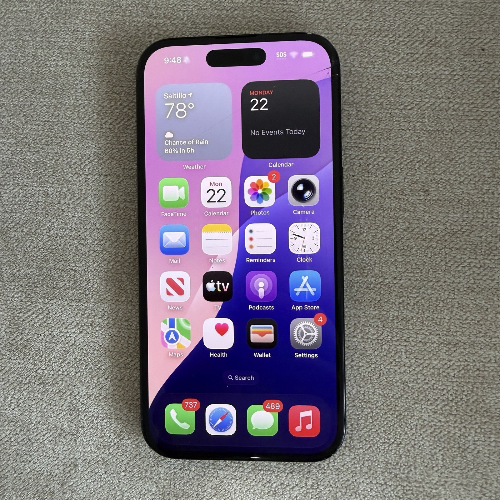 Apple iPhone 16 128GB Black T-Mobile Network Locked 48MP iOS Smartphone