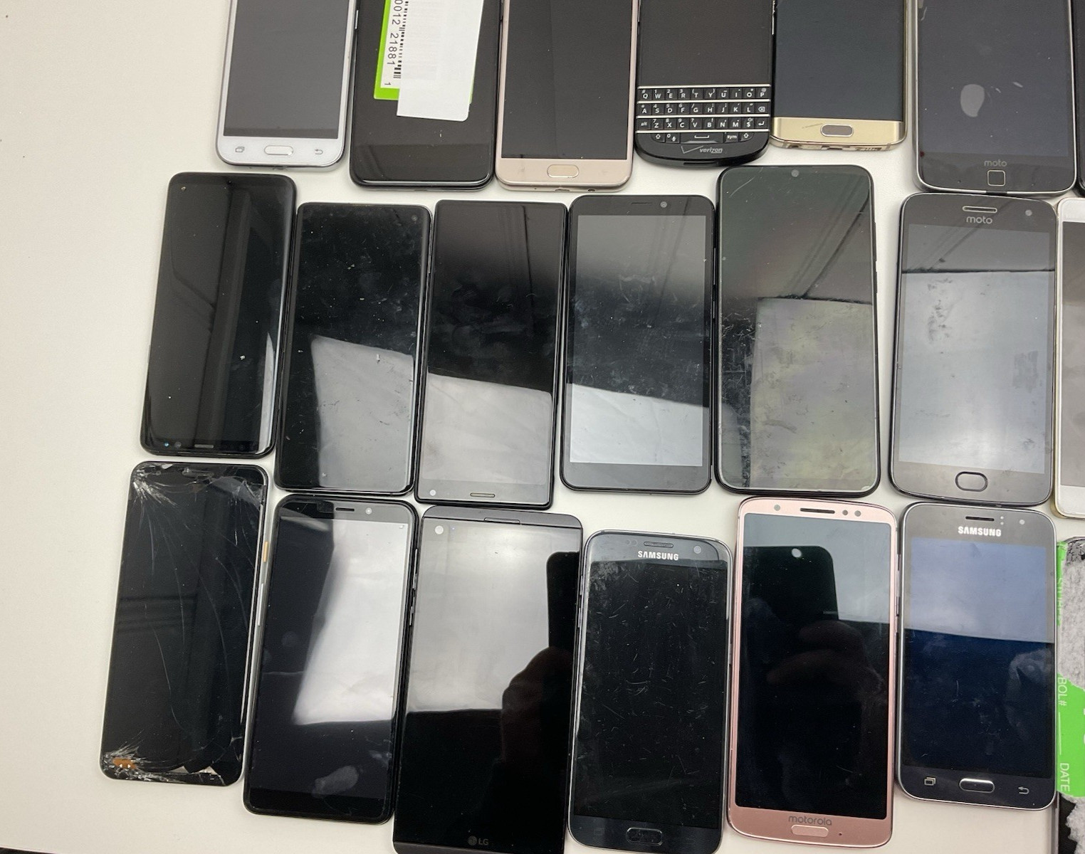 Lot of x30 Android Smartphones for Parts or Repair AS IS Untested