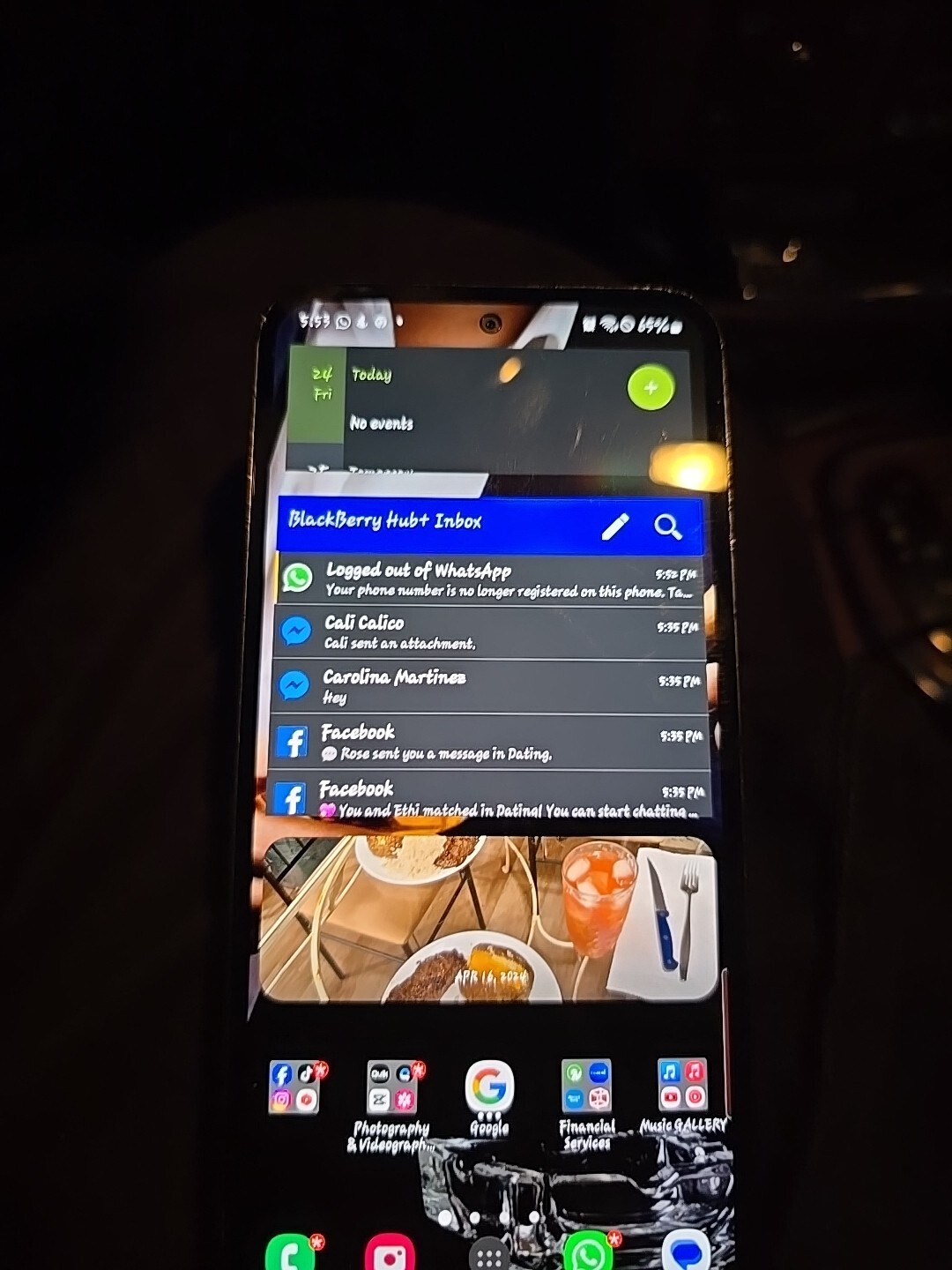 Samsung Galaxy A54 5G With TikTok And CapCut Installed SD Card Slot