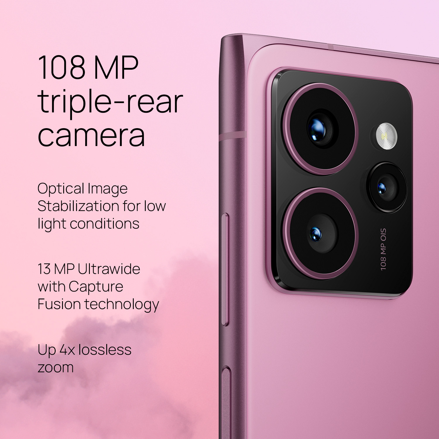 HMD Skyline 5G | Android 14 | Unlocked Smartphone | Dual SIM | 8/256GB | Pink