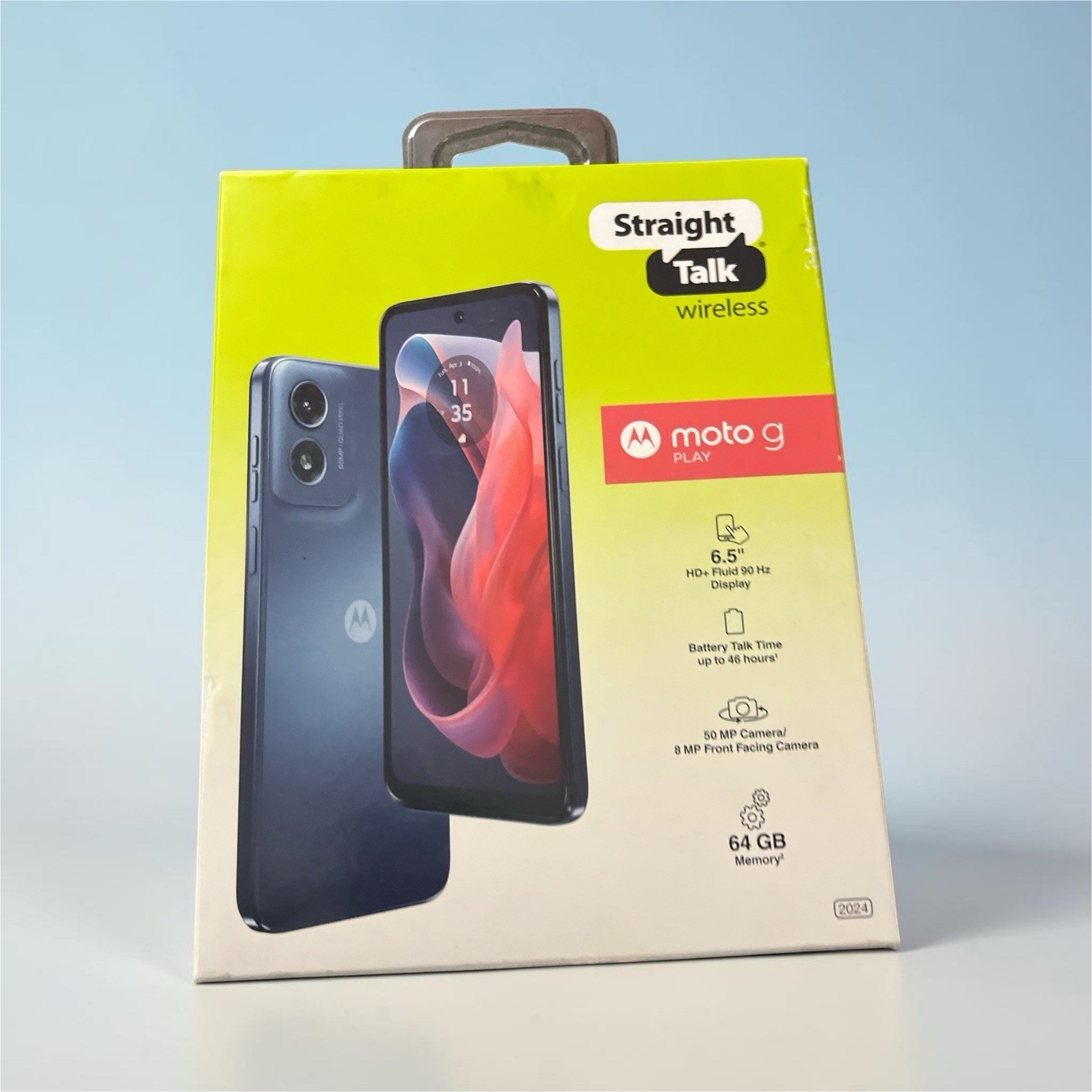 Motorola Moto G Play 64GB Blue Straight Talk Prepaid Android 13 50MP 6.5″