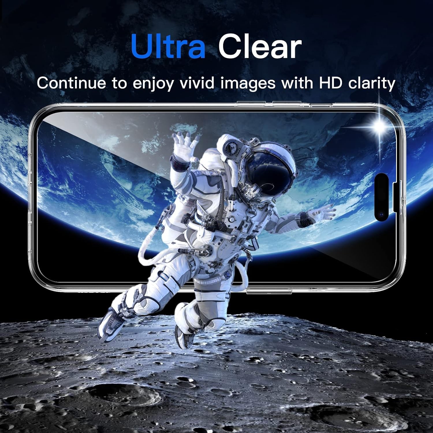 5 in 1 Case for iPhone 14 Pro Max 6.7-Inch with 2-Pack Screen Protector and Came