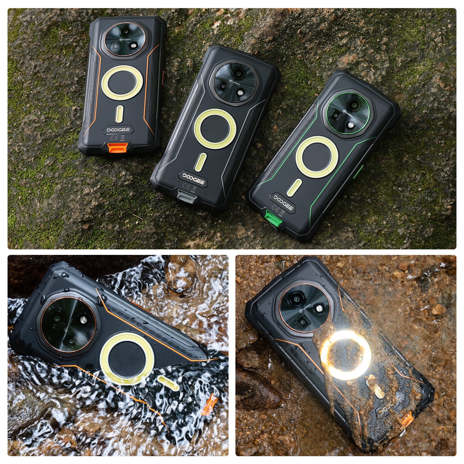 DOOGEE Fire5Ultra Rugged Phone Android15 13000mAh 32GB+256GB 6.6″ Smartphone NFC