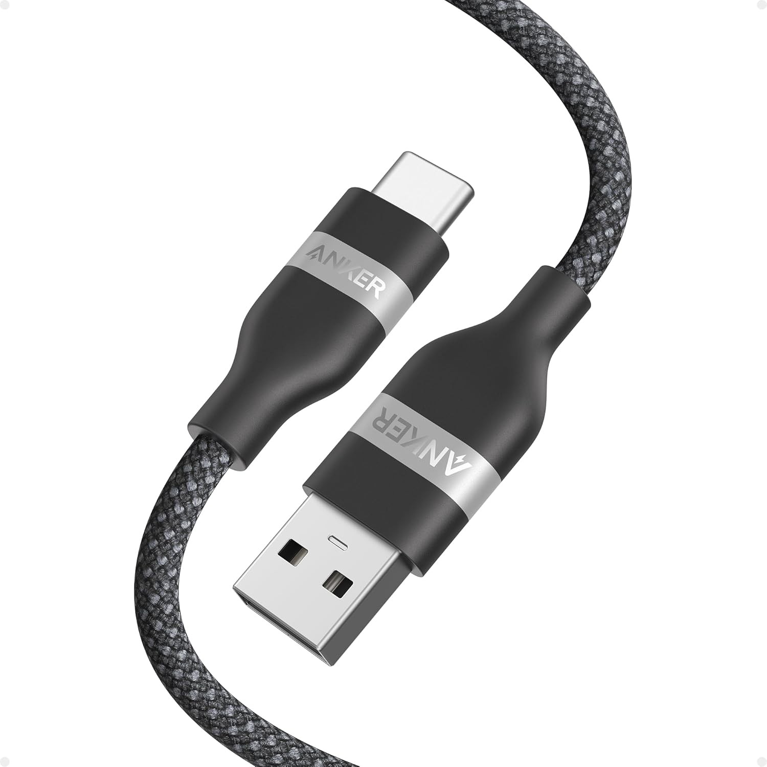 3FT Braided USB A to USB C Fast Charging Cable for iPhone 17, Samsung Note20