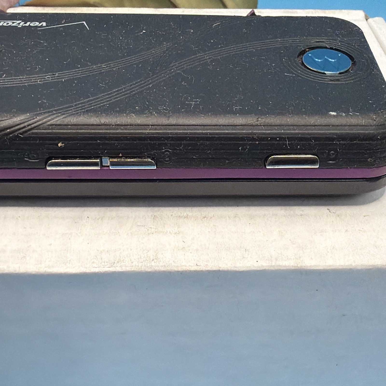 Motorola Rival A455 – Purple and Black ( Verizon ) Very Rare Slider Phone – READ
