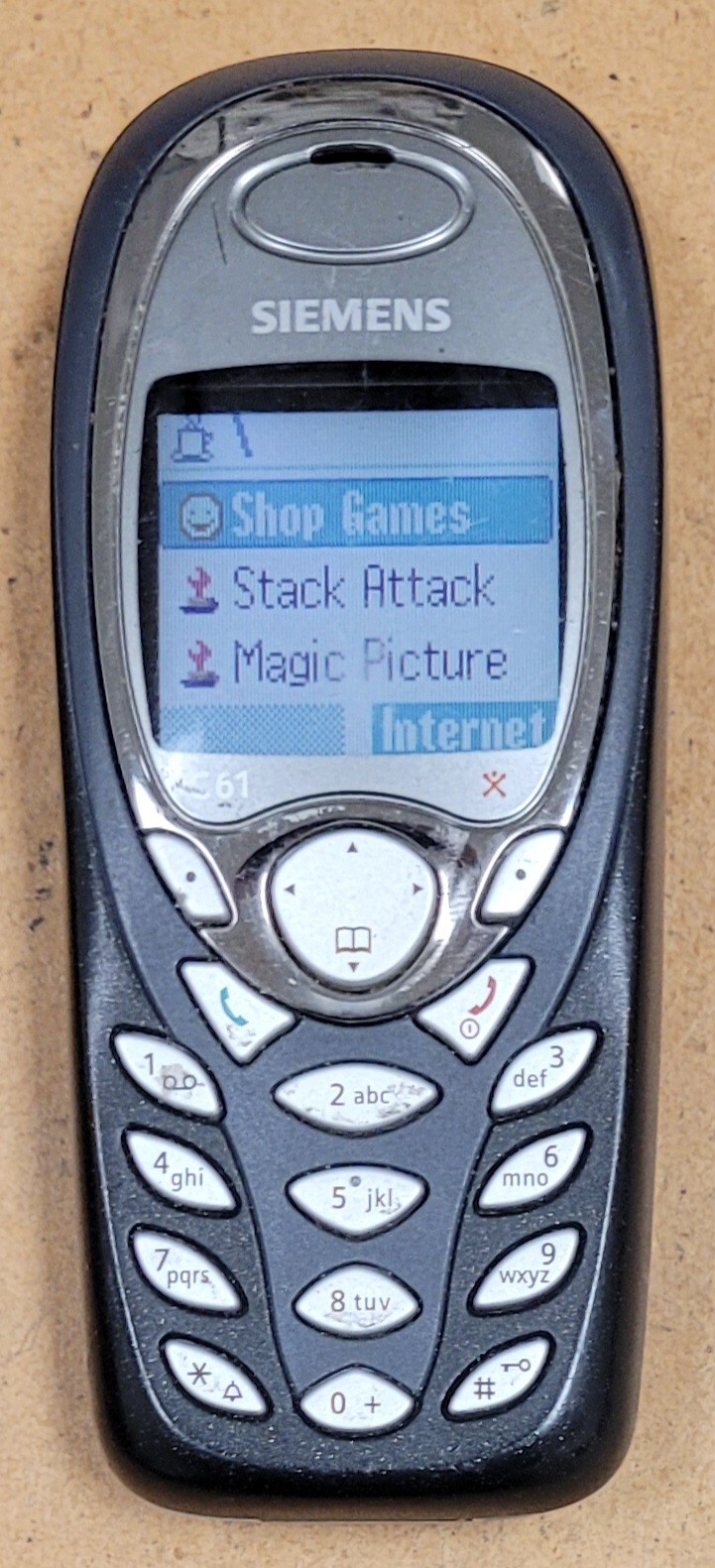 Siemens C Series C61 – Black and Gray ( Cingular ) Very Rare Cellular Phone