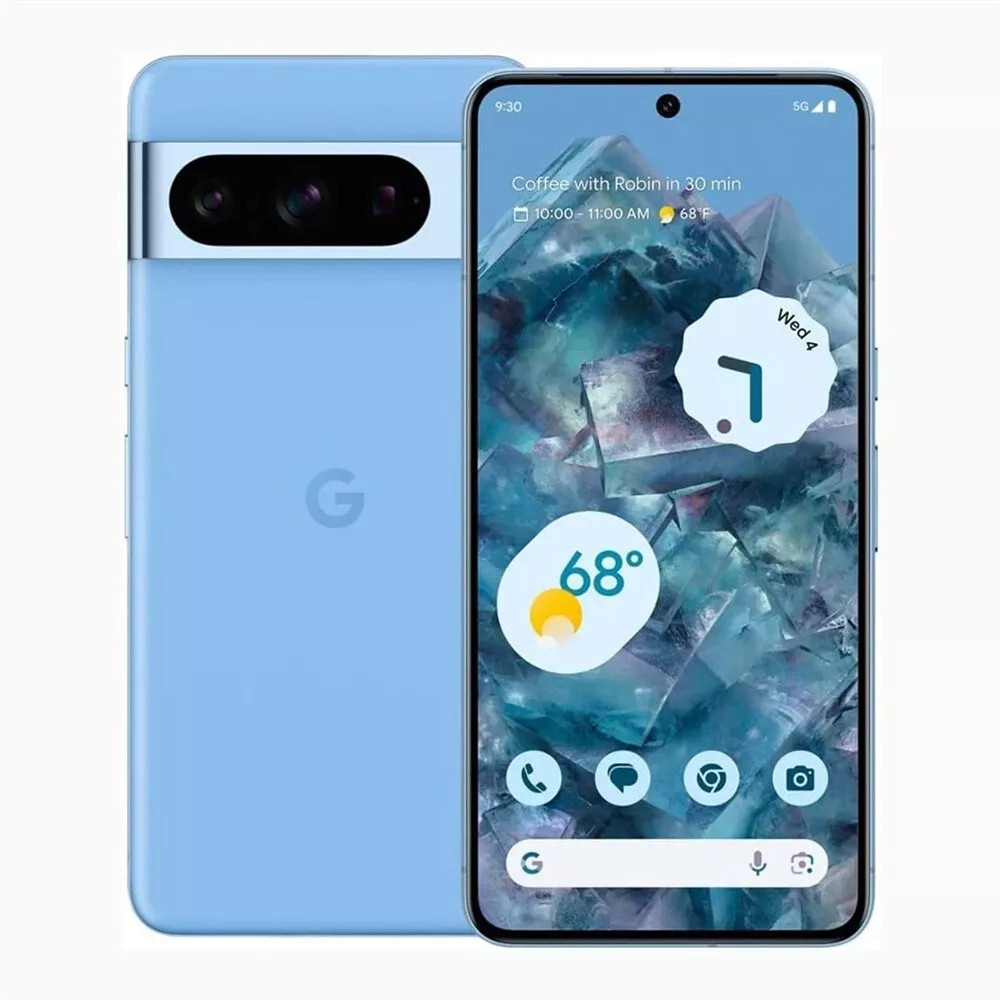 OEM Unlocked Google Pixel 8 Pro 128GB 6.7″120Hz 50MP Camera IP68 Tensor G3 Phone