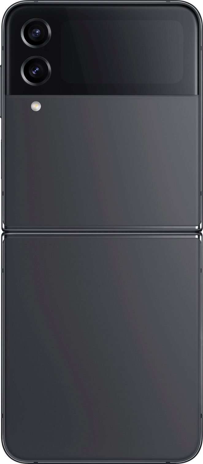 Samsung Galaxy Z Flip 4 SM-F721U – Unlocked 256GB Graphite *DOES NOT OPEN FULLY*