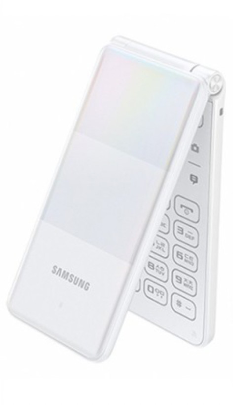 Samsung Galaxy Folder 2 SM-G160N 32GB Unlocked LTE Flip Phone Black White Red A+