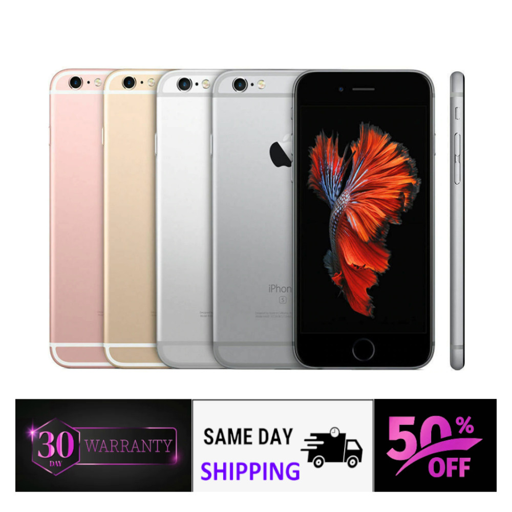 Apple iPhone 6s 16GB/128GB Unlocked At&t T-Mobile Verizon All Colors SmartPhone