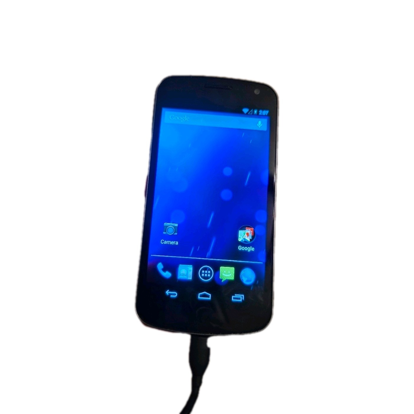 Samsung Galaxy Nexus, FAIR (has level 5-6 scraches, CRACKED)