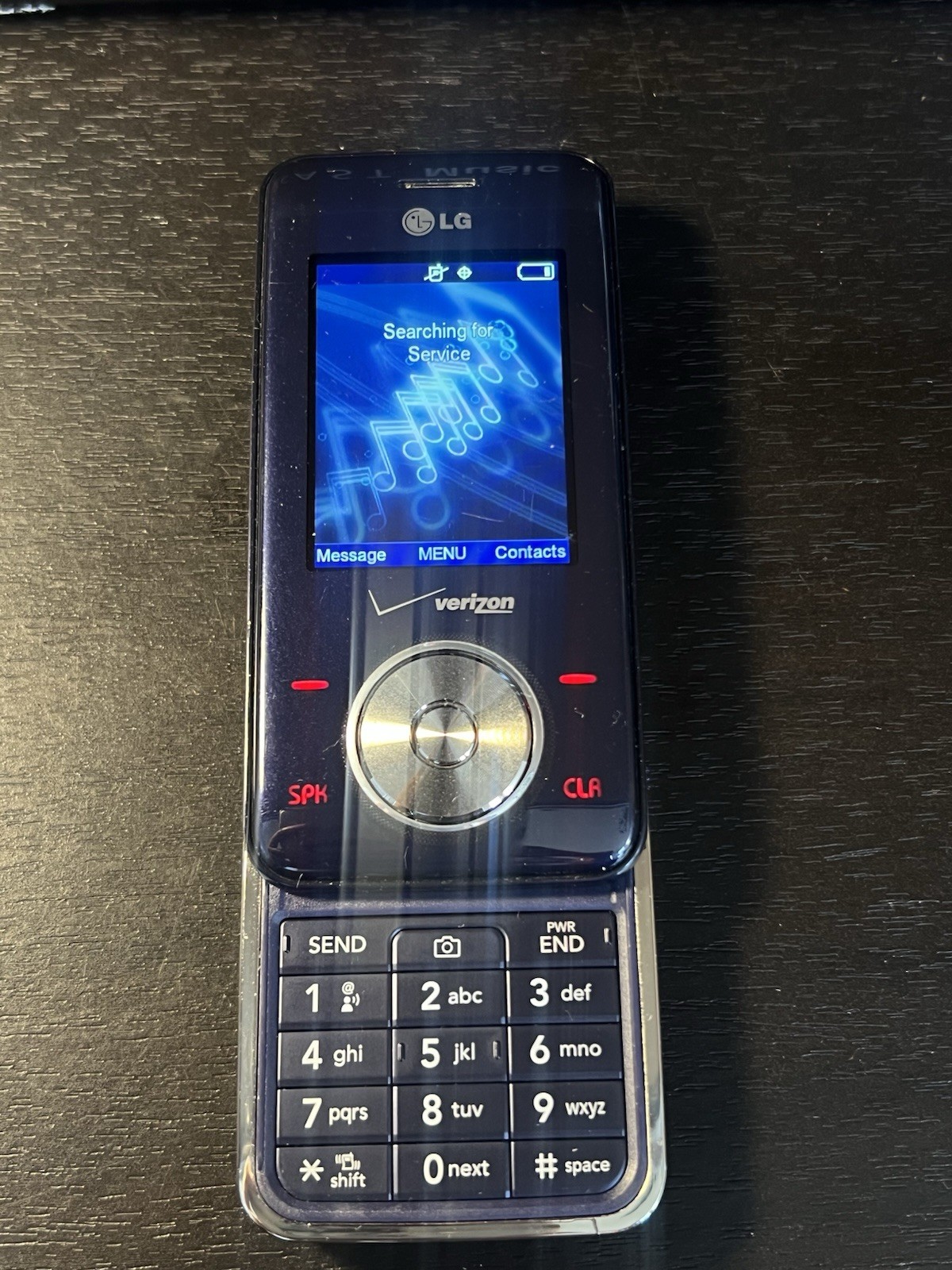 Vintage Y2K Verizon LG Chocolate MP3 Player Phone Music Set 2.0 TESTED & WORKS