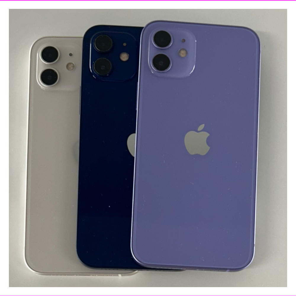 Apple iPhone 12 Unlocked 64GB – Black, Blue, Purple, Very Good Condition