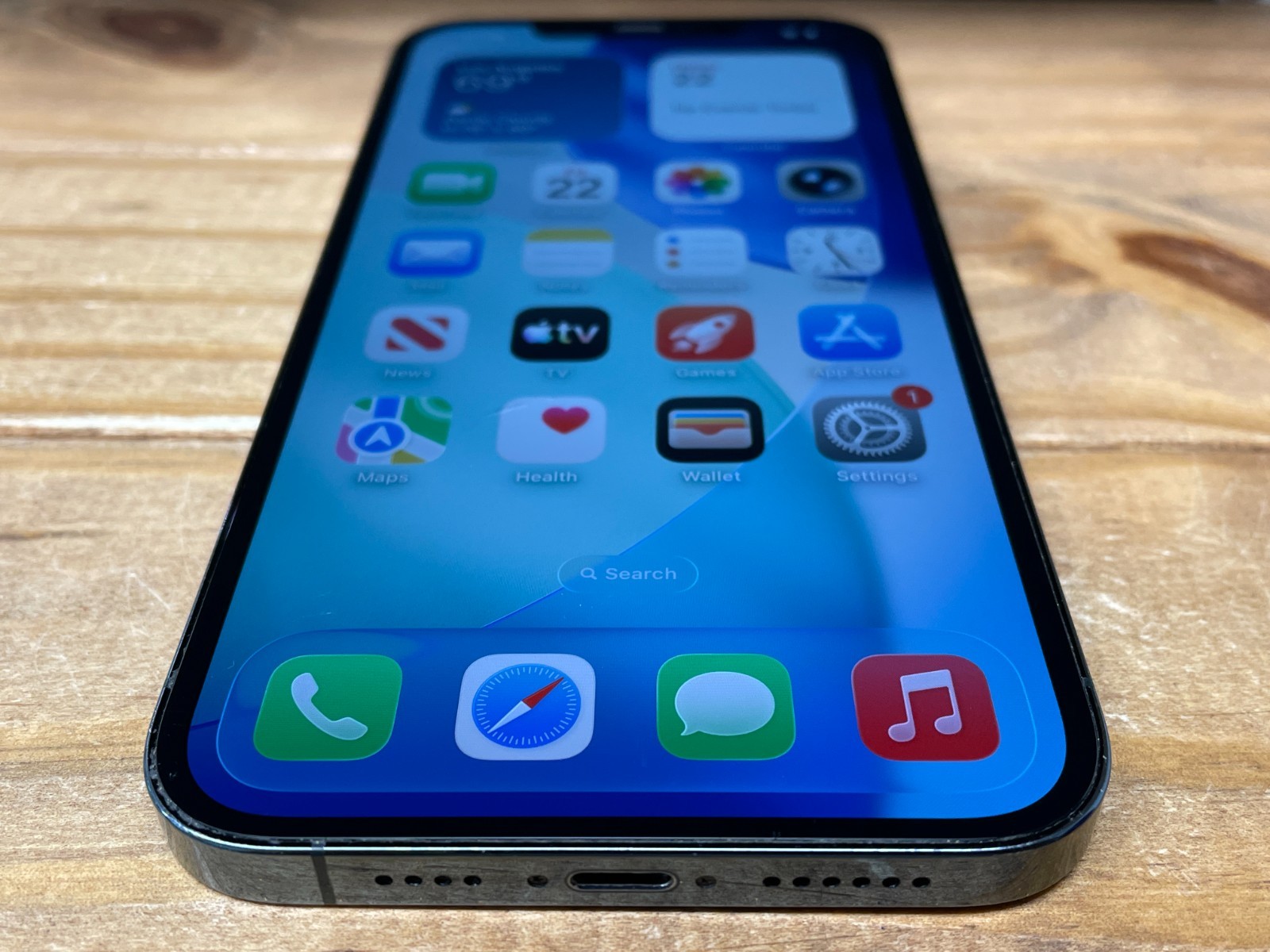 Apple iPhone 12 Pro Max – 256 GB – Blue (Factory Unlocked) A2342 – Read Desc.