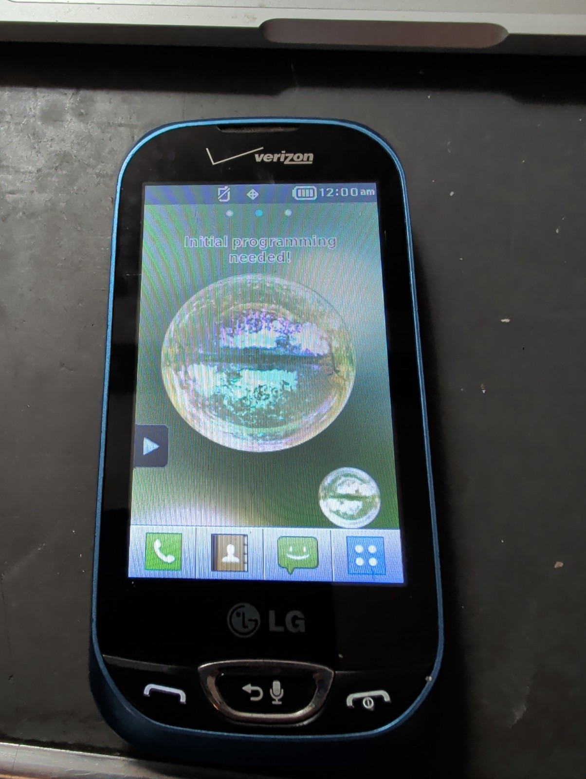 LG Extravert 2 Verizon Blue Cellular Phone