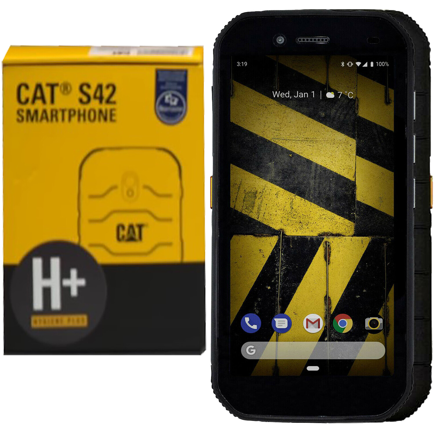 BNIB Caterpillar CAT S42 H+ Dual-SIM 32GB Black Factory Unlocked 4G/LTE GSM