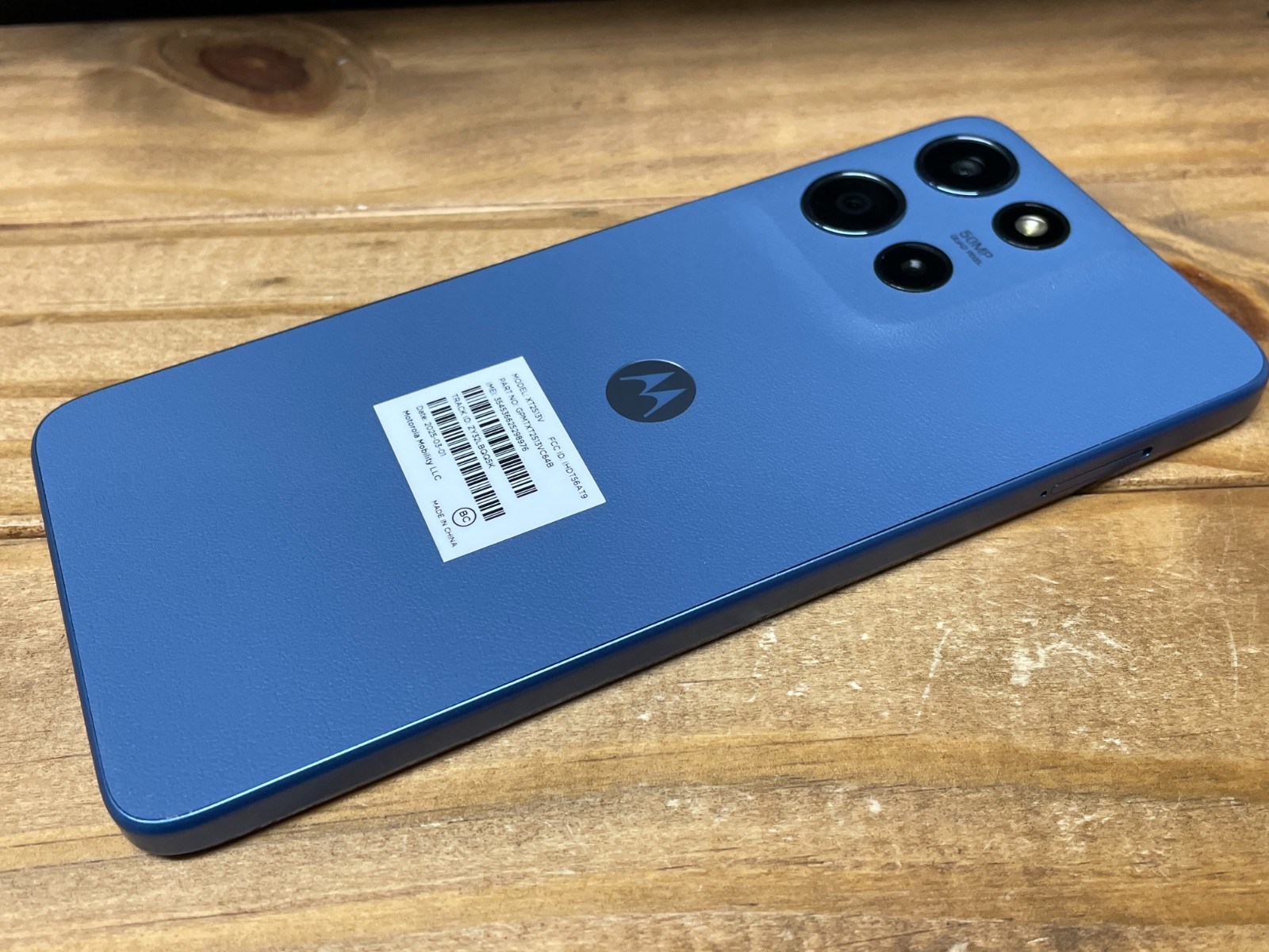 Motorola Moto G 5G 2025 – XT2513V – 64GB – Blue (TracFone) Works – Good Cond