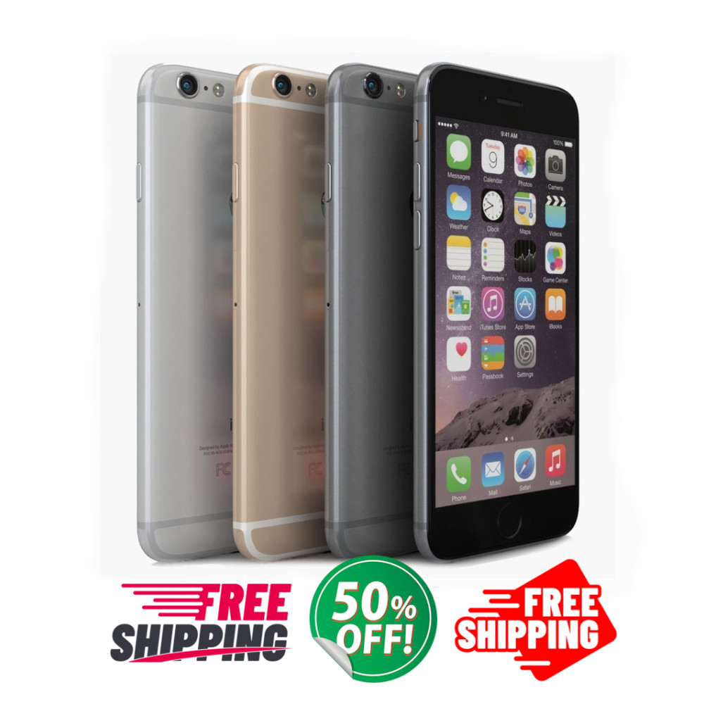 Apple iPhone 6 – 16GB/64GB – Gold/Space Gray – Unlocked – Fair Condition