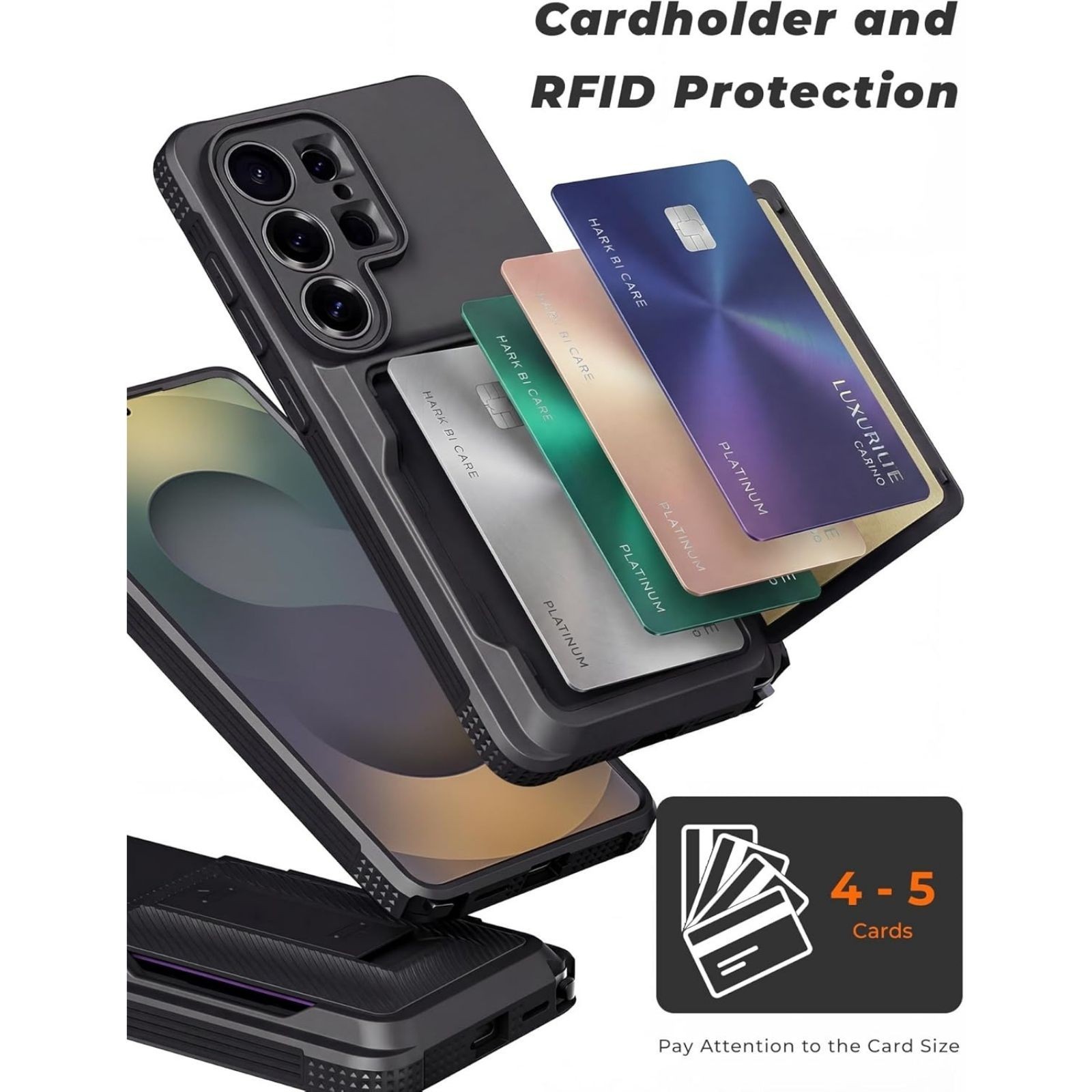 For Samsung Galaxy S26 Ultra Case Wallet Heavy Duty ArmorShockproof Rugged Cover
