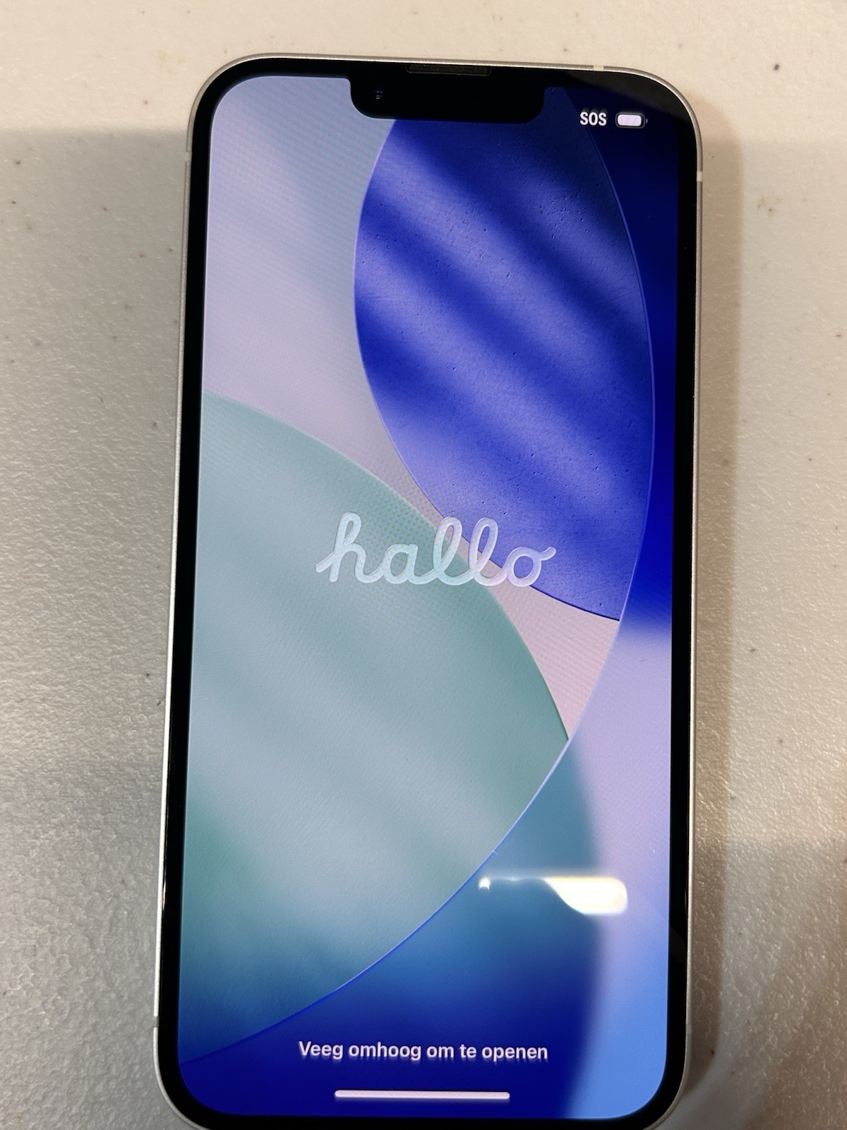 iPhone 14 Starlight 128gb Model A2649 Used, Locked W/box No Accessory