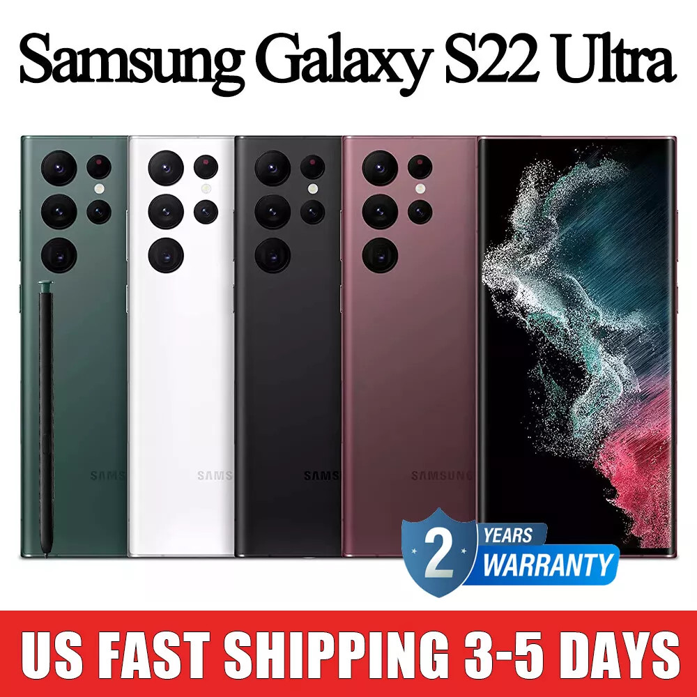 NEW SAMSUNG GALAXY S22/S22+/S22 ULTRA 5G FACTORY UNLOCKED GSM CDMA US IN STOCK