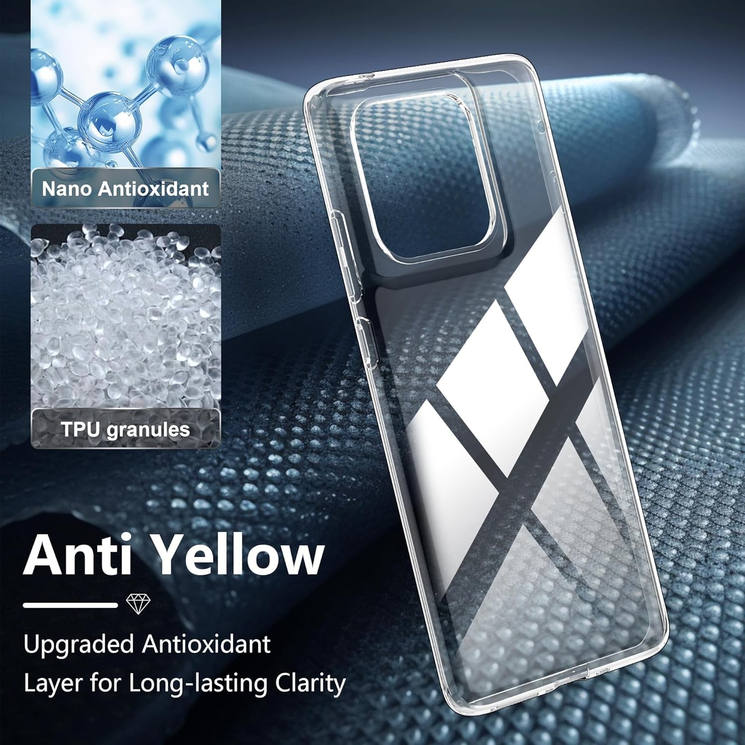 Motorola Moto Edge 2025 Case, High Quality TPU Rubber Skin, Scratch Resistant, F