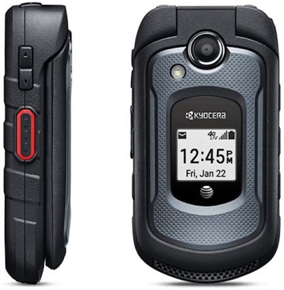 GOOD 6/10 Kyocera DuraXE – E4710 – 8GB – Black – AT&T Locked Smartphone – RUGGED