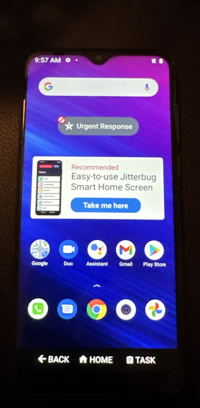 Jitterbug Lively Smart3 (Unknown) 32 GB Gray Good Used Fast Ship Battery Issue