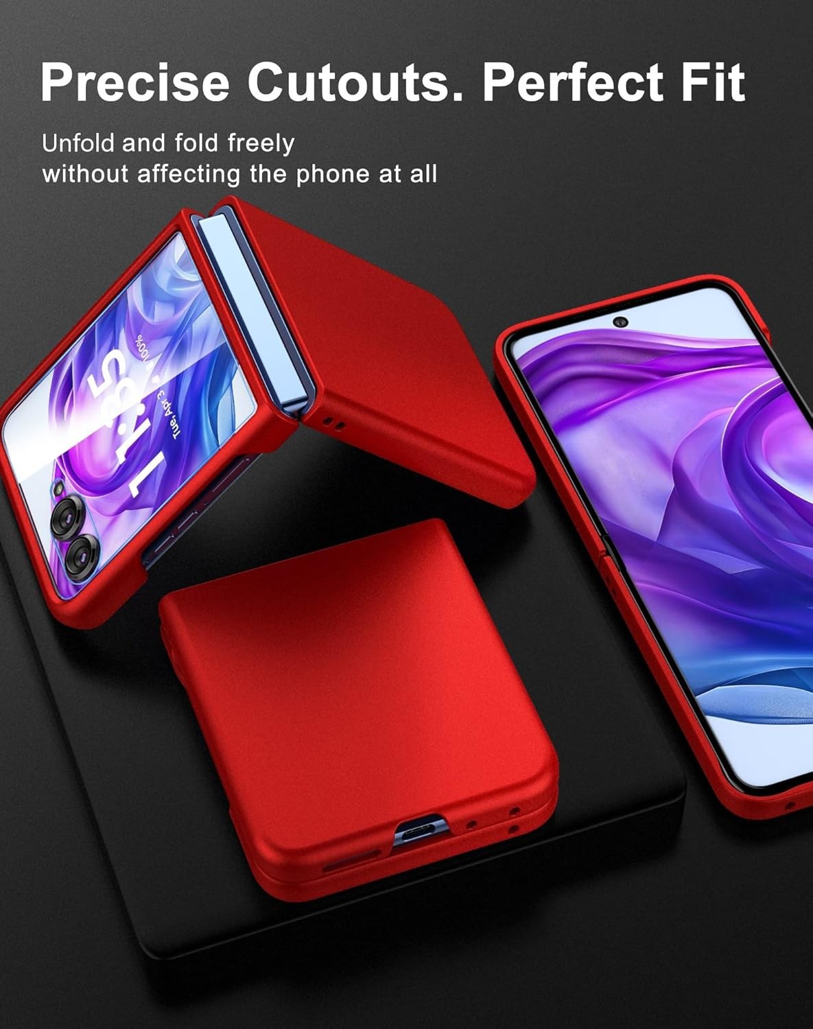 Case for Motorola Razr Plus 2024/2025 – Thin Hard Matte Polycarbonate Cover