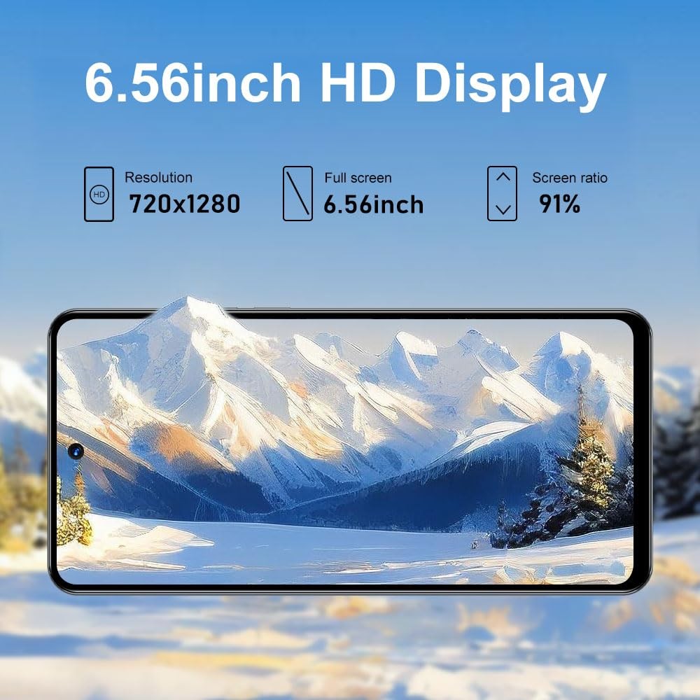 Unlocked Android 2G+64G, 6.56inch HD Display, 3G Network Cellphone, Dual SIM …