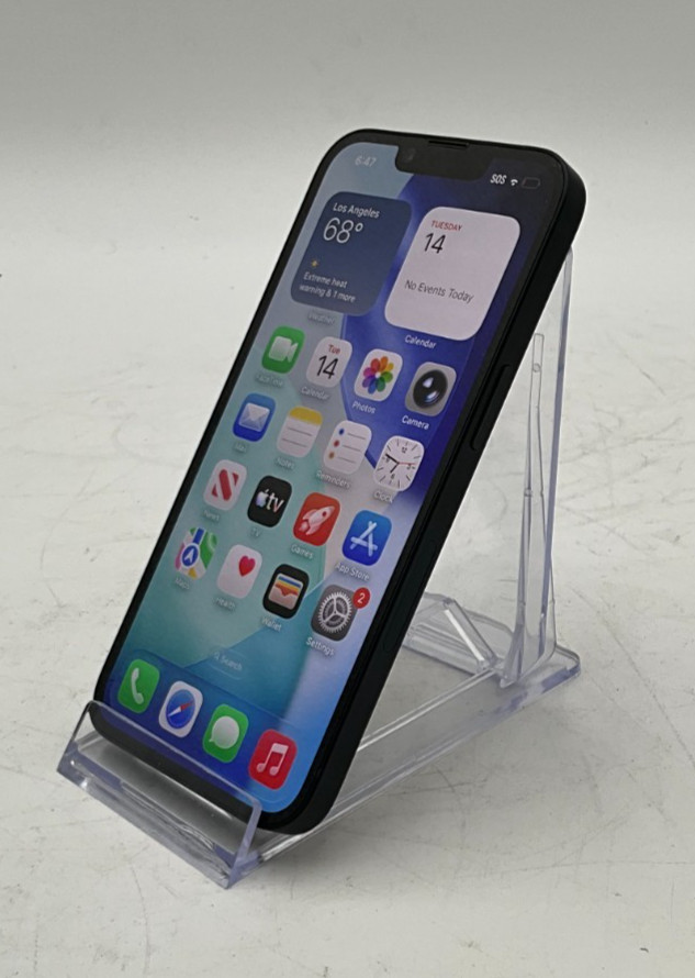 Apple iPhone 14 Midnight Blue 128GB LOCKED A2649 MPUA3LL/A LVRW903FWV 99%