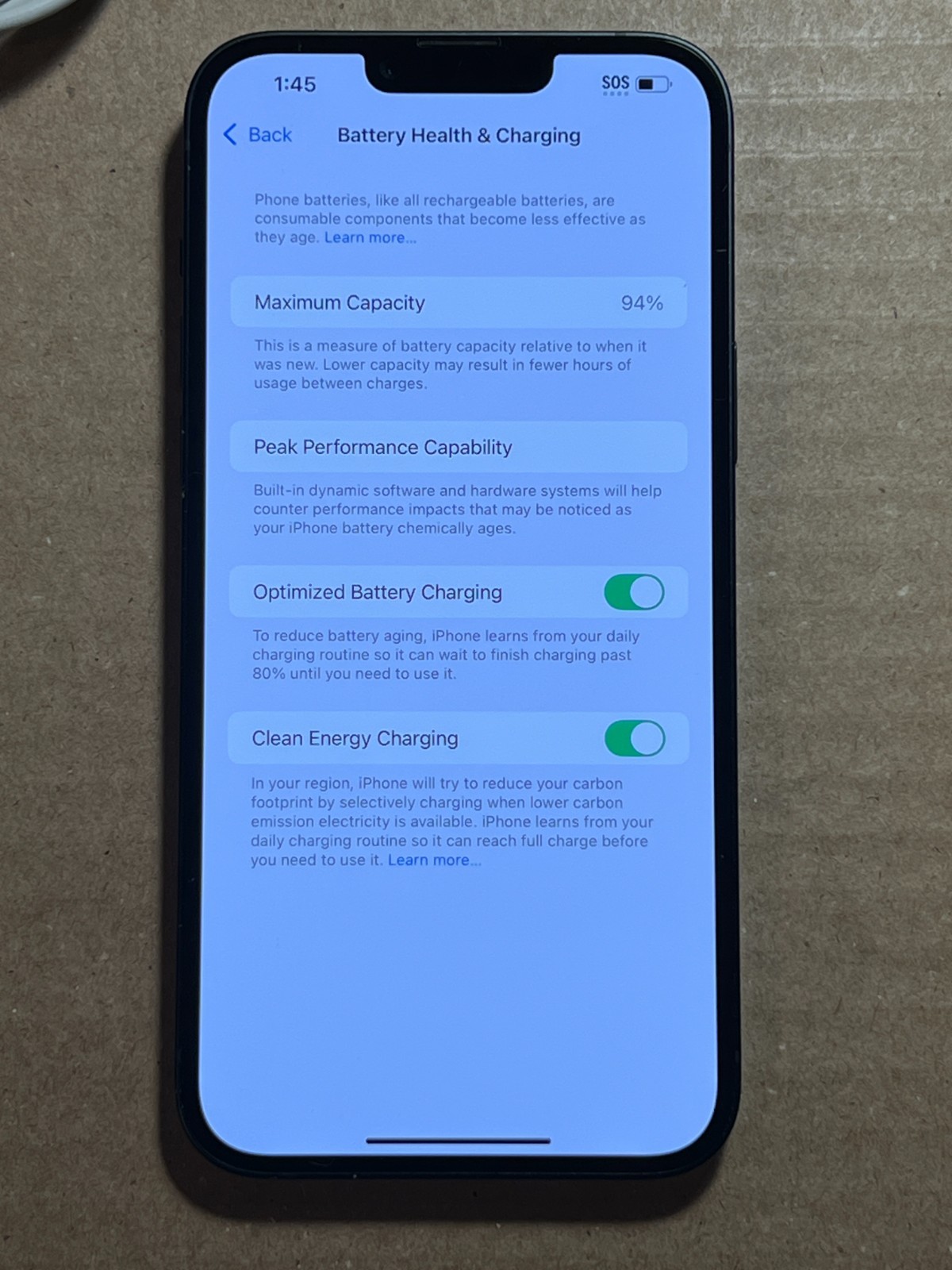 Apple iPhone 14 plus 128GB Midnight unlocked A2632 eSim