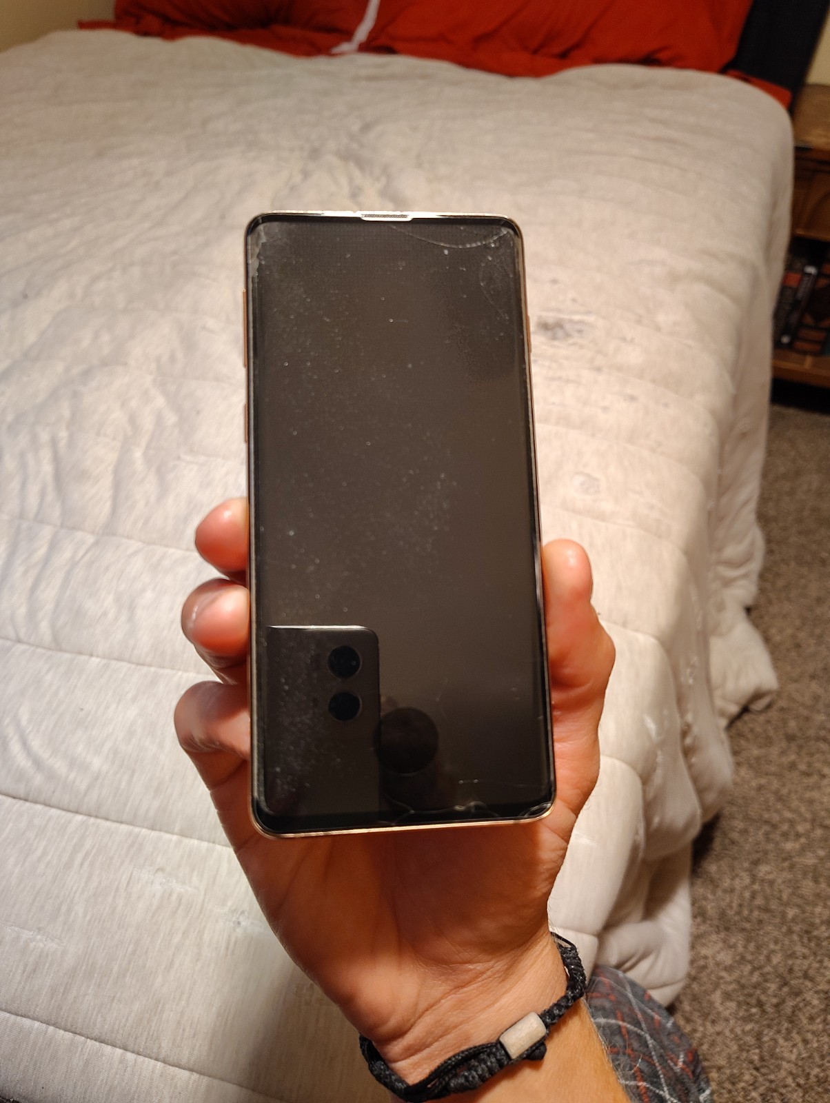 Samsung Galaxy S10 SM-G973U Salmon Pink 128GB (Used)