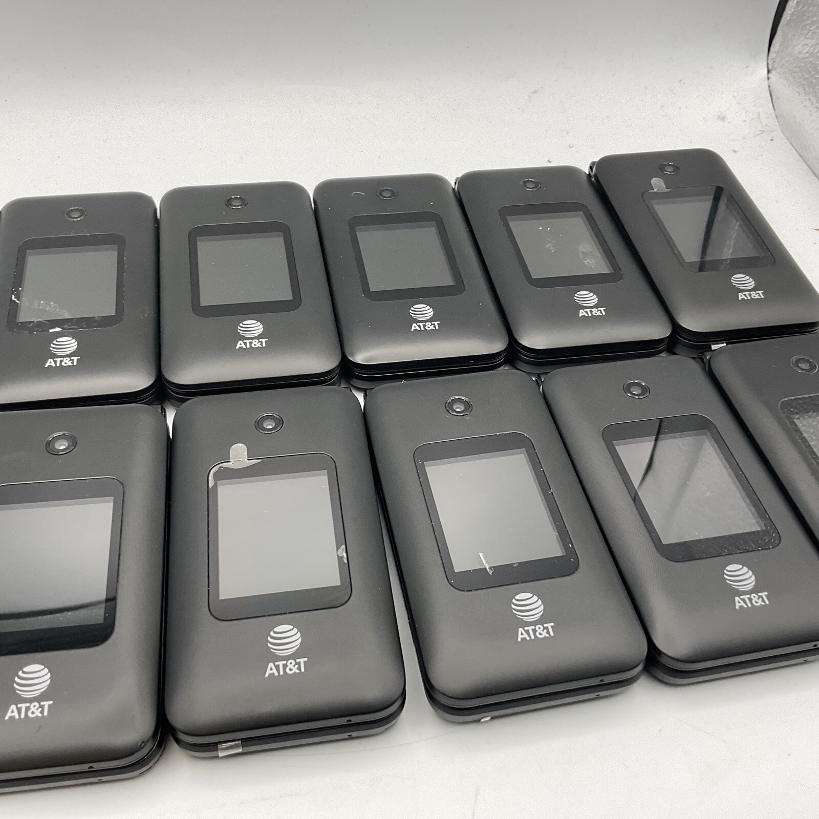 Cingular Flip IV – U102AA – 4GB – Black – (AT&T) – Flip Phone lot of 14 AG2025