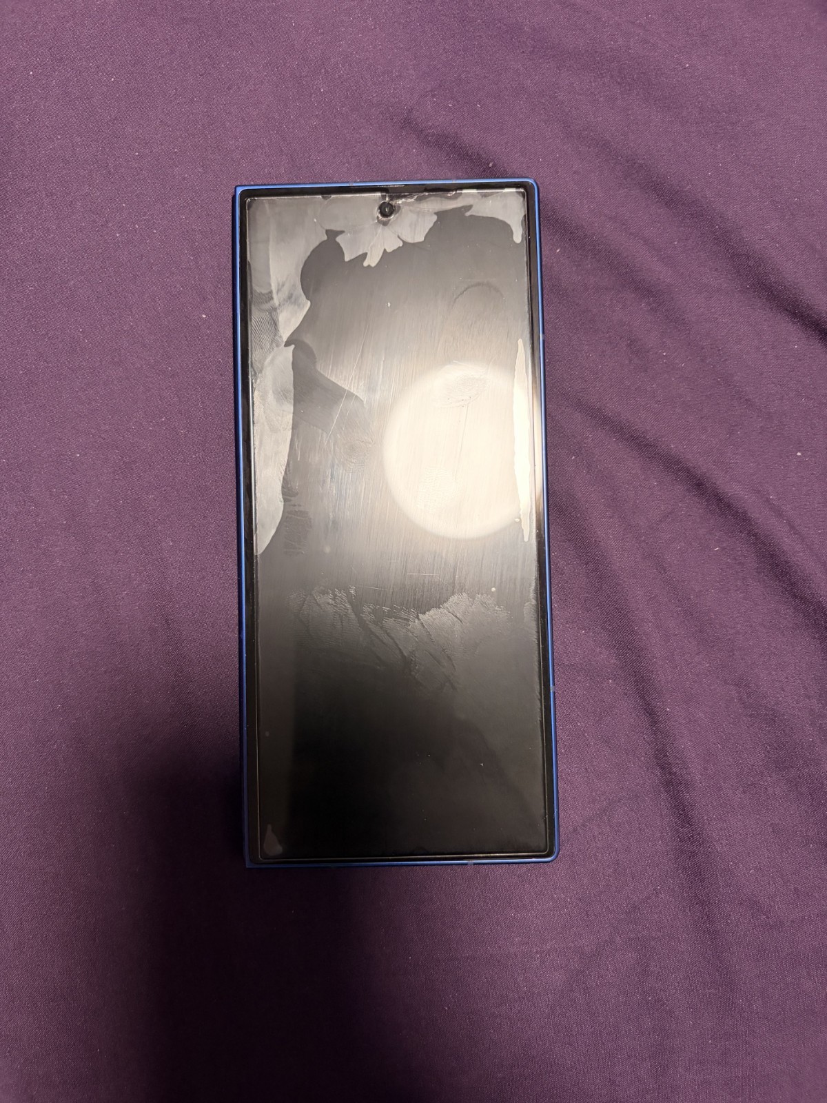Samsung Galaxy Z Fold – Blue – Foldable, Triple Rear Camera, Dual Screen