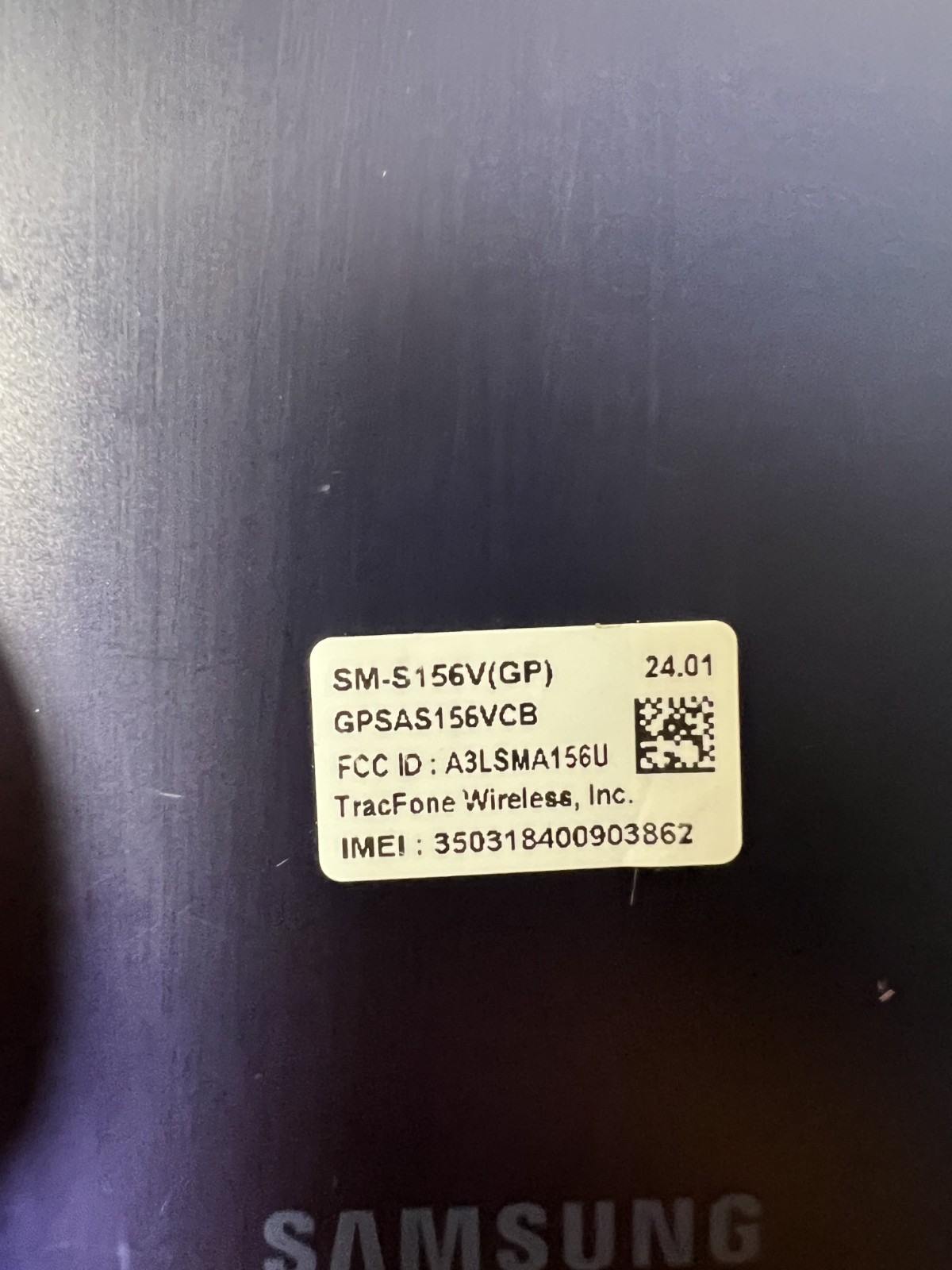 TracFone TFW 2024 Samsung Galaxy A15 5G SM-A156V(GP) Blue Black 64GB A GRADE 📖